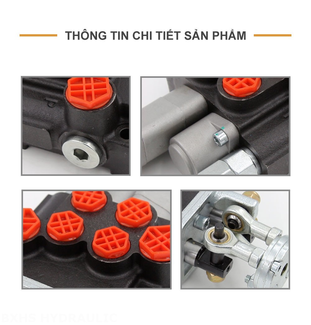 P40-G12-G38-OT-QTW Thủ công và tay điều khiển Xy lanh 2 Van định hướng khối liền